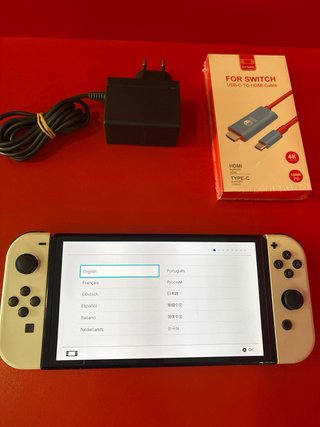 Nintendo Switch OLED Blanca