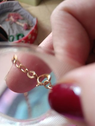 Cadena de oro 18 quilates