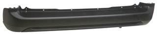 Centro Paragolpes Trasero (Negro) para Citroen BERLINGO 2018 y BERLINGO MULTISPACE 2018, Fiat DOBLO 2022, Opel COMBO 2018, Peugeot PARTNER 2018 y RIFTER 2018 y Toyota PROACE CITY 2019