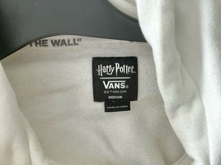 Sudadera Vans x Harry Potter Blanca Talla M