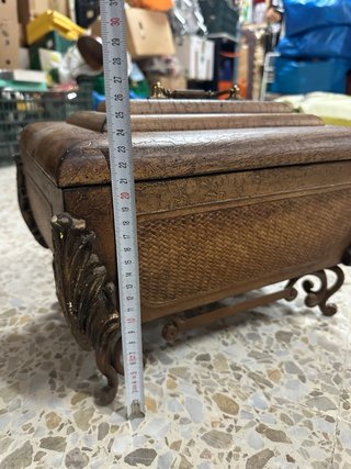 Arcón/Baúl Madera y Metal Vintage