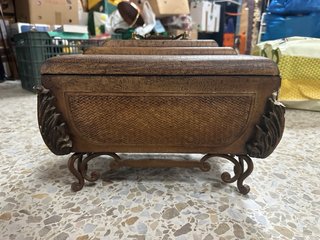 Arcón/Baúl Madera y Metal Vintage