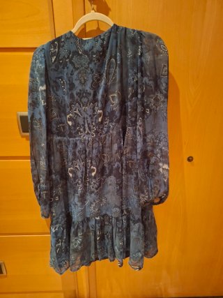 Vestido Desigual XL Estampado Azul