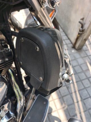 Batwing con altavoces y CD para moto