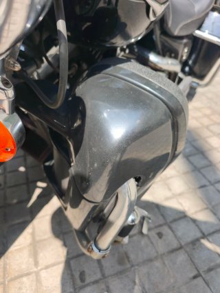 Batwing con altavoces y CD para moto