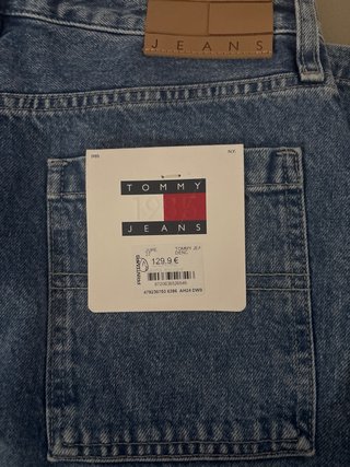 Falda larga Tommy Jeans azul