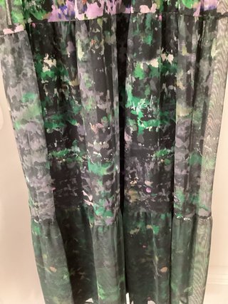 Vestido Desigual largo floral Talla XS