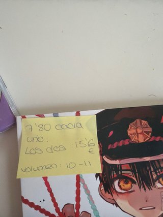Mangas de volumen 10-11 de hanako kun