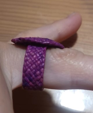 Conjunto de dos anillos flor y reloj
