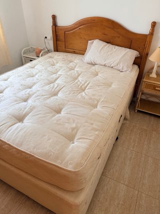 Cama canapé 150x190 + colchón + cabecero