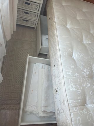 Cama canapé 150x190 + colchón + cabecero