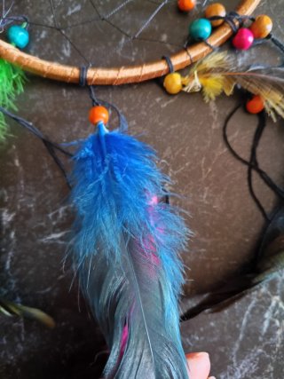 Dreamcatcher con perline colorate