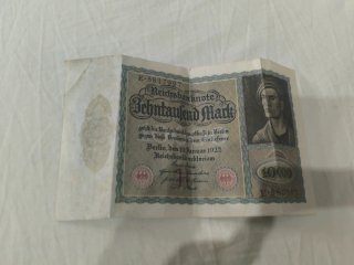 10000 Mark 1922 Germania Banconota