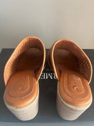 Sandali Carmela pelle cuoio traforati
