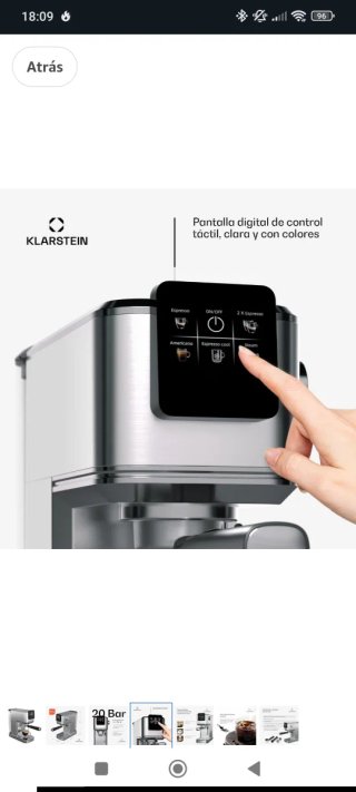 Cafetera Expresso Klarstein