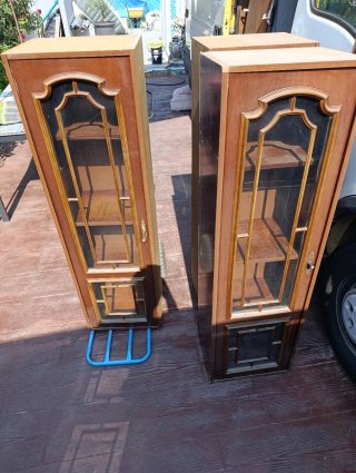 Regalo 3 Vitrinas de Madera y Cristal