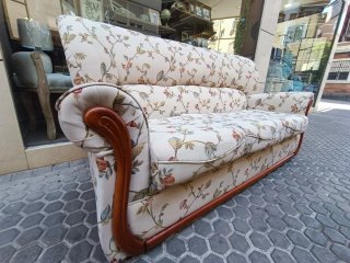 Sofá clásico sofá 3 plazas y 2 sillones orejero