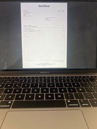 MacBook Air 2018 Plata