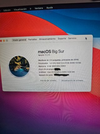 MacBook Air i5 Plata