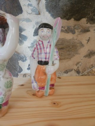 Figuras pescadora porcelana castro sargadelos