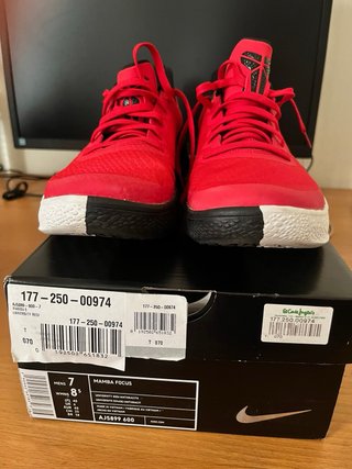 Nike Kobe Mamba Focus Rojas y Negras