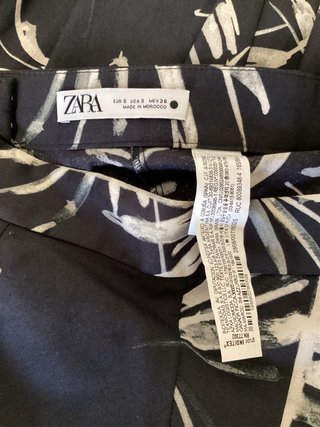 Falda Larga Zara Estampada
