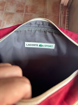 Bolso Riñonera Bandolera Lacoste Roja