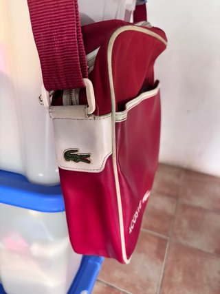 Bolso Riñonera Bandolera Lacoste Roja