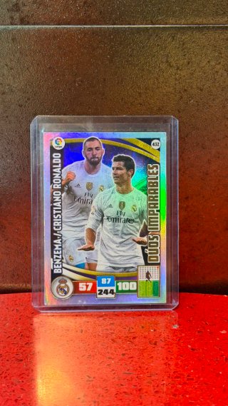 Lote cromos Messi y Cristiano Adrenalyn