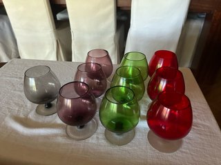 Pack 10 Copas Cristal Colores