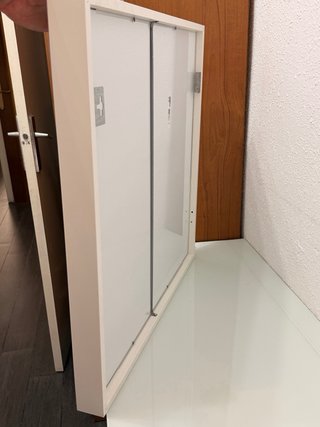 Espejo de habitación madera y cristal