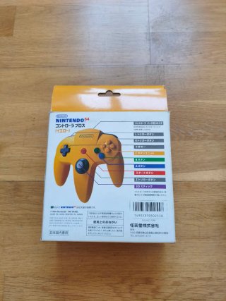 Mando Nintendo 64 Amarillo + Caja