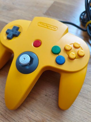 Mando Nintendo 64 Amarillo + Caja