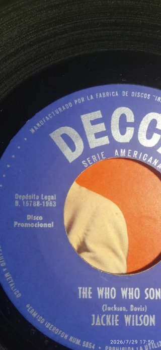 Disco Vinilo 7 Jackie Wilson