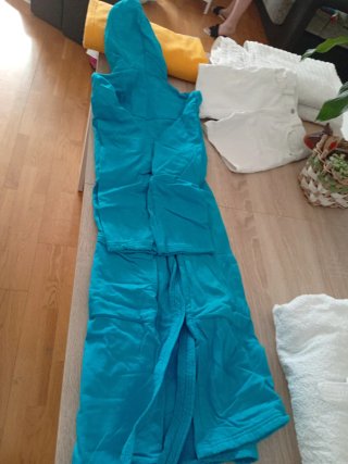 Albornoz Decathlon Talla S Azul
