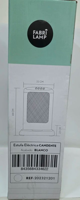 Estufa Eléctrica Candente 3 Elementos Abrila 1200W