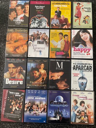 Lote 16 DVDs Comedia, Drama, Romance.(C15)
