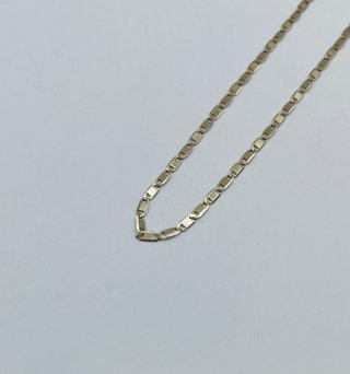 CADENA ADIGE ORO 14K . Peso: 2.62 g