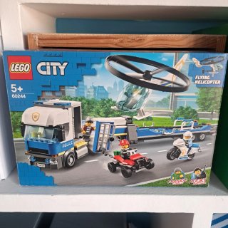 Lego City Policía Camión y Helicóptero