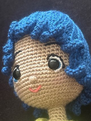 Muñeca crochet Unicat Alegría