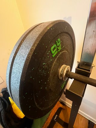 Banco, Rack, Barra y Pesas Gimnasio