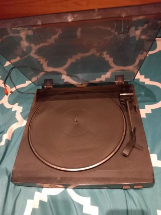 Tocadiscos Negro