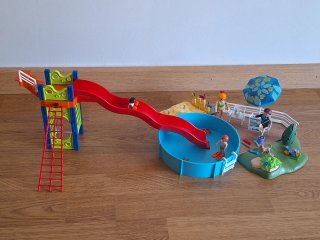 Playmobil Piscina con Tobogan
