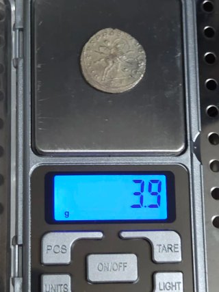 Moneda Antigua Romana de cobre y plata réprudecion