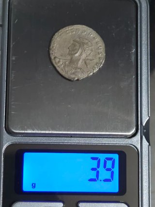 Moneda Antigua Romana de cobre y plata réprudecion