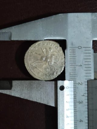 Moneda Antigua Romana de cobre y plata réprudecion