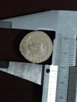 Moneda Antigua Romana de cobre y plata réprudecion