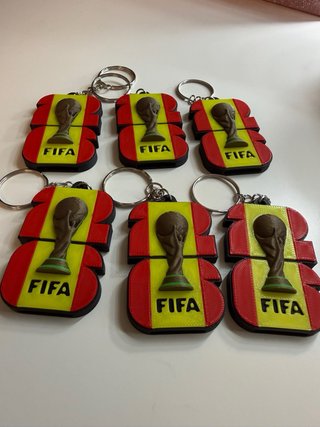 Llavero Trofeo FIFA Impresión 3D