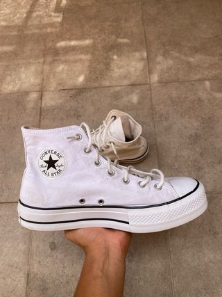Converse All Star Lift Plataforma Blancas