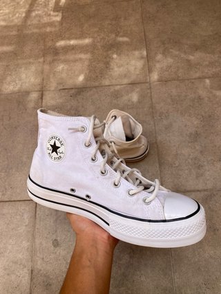 Converse All Star Lift Plataforma Blancas